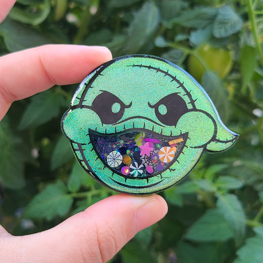Dice Villain Face Charm
