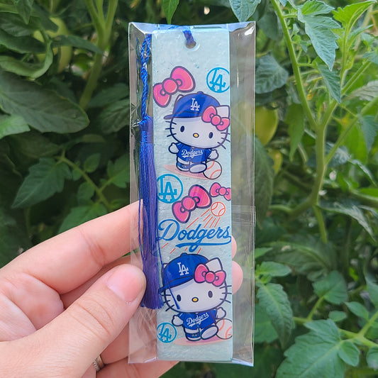 Cat Baseball Bookmark