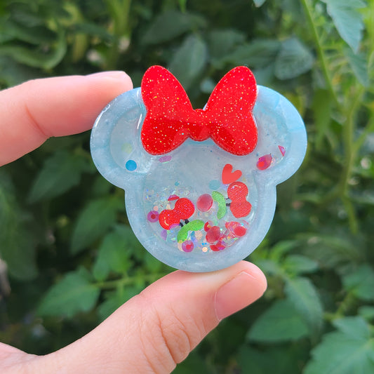 Cherry Mouse Charm
