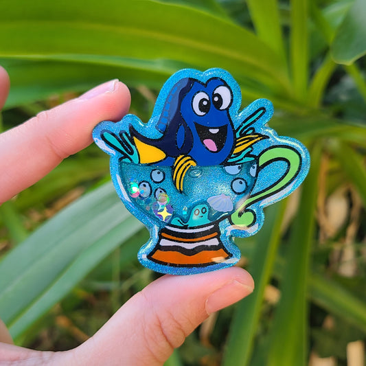 FIsh Tea Cup Charm