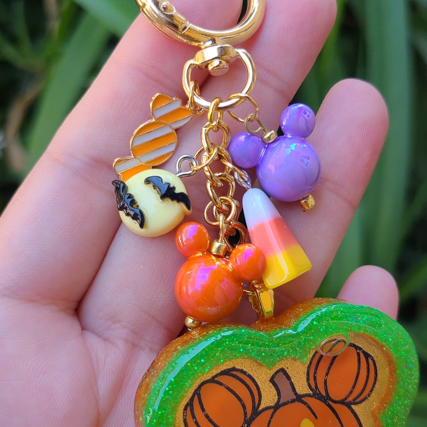 Boy Mouse Pumpkin Bag Charm