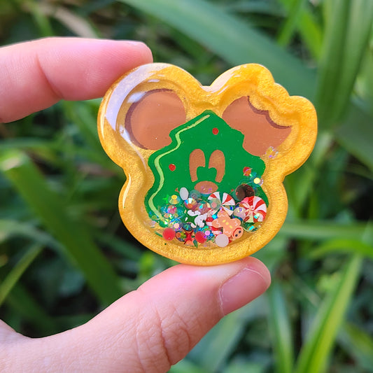 Christmas Mouse Cookie Charm