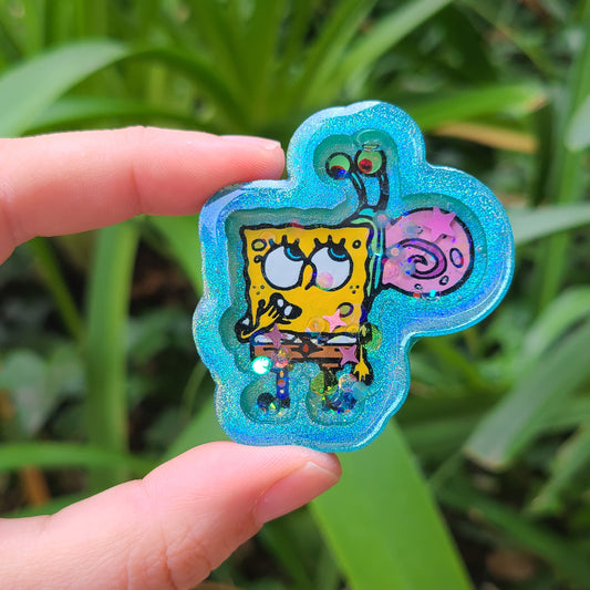 Sponge and Snail Charm