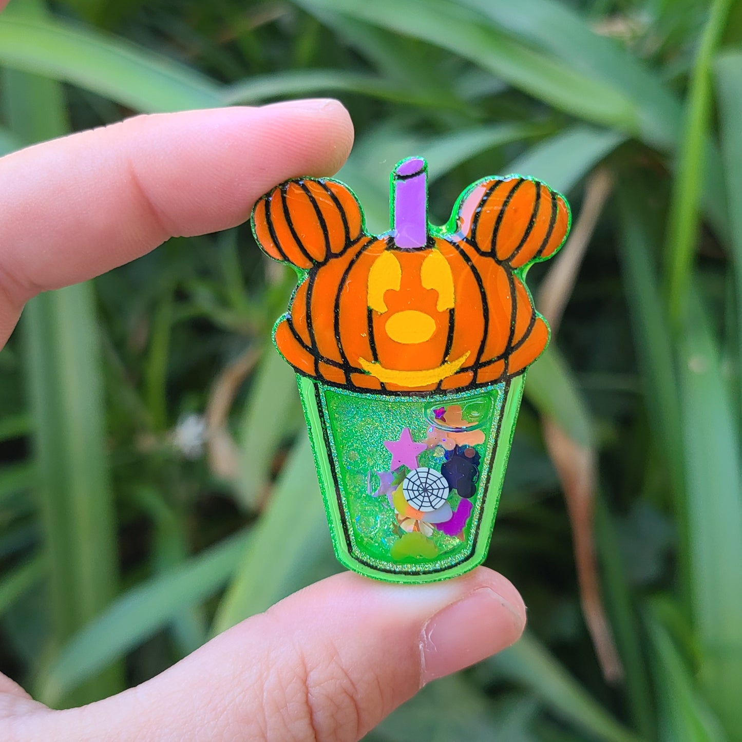 Pumpkin Boba Charm