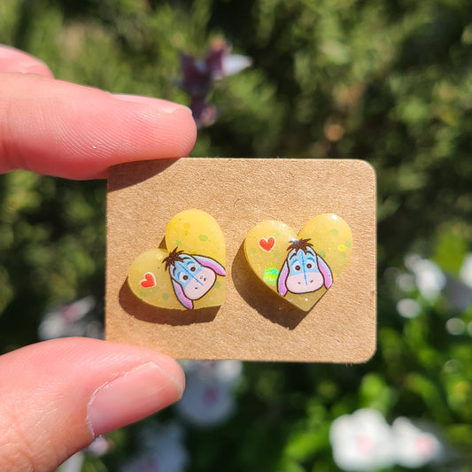 Donkey Heart Earrings
